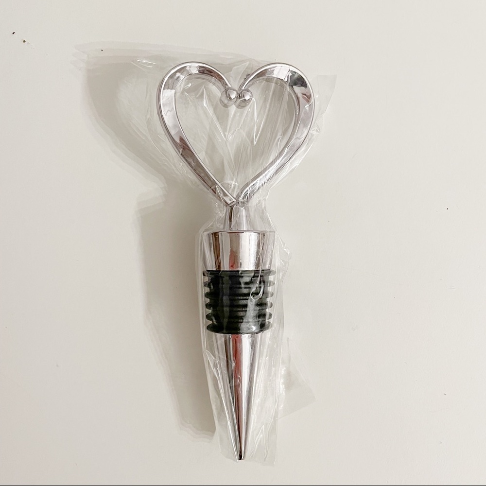 Heart shaped wine stoppers (multiple)